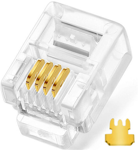 RJ11 6P4C Modular Plug