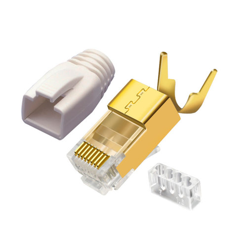 CAT.7 RJ45 Modular Plug with Strain Relief Boot