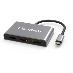 4 in 1 USB C to HDMI and 2*DP and PD Charging Docking Station