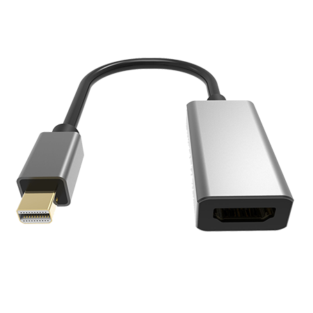 FondAV Mini DisplayPort Male to HDMI Female Adapter w/ Aluminum Shell