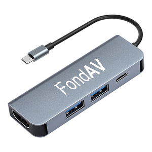 4 in 1 USB C Hub to PD Charging and 4K HDMI and 2*USB 3.0 A Docking Station
